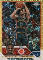 Bronny James [Yellow Mini Diamond] #20 Basketball Cards 2023 Topps Chrome McDonald's All American Prices
