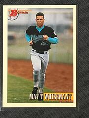 Matt Whisenant #38 Baseball Cards 1993 Bowman Prices