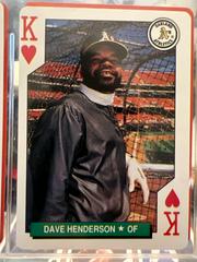 Dave Henderson [King of Heart] Baseball Cards 1991 U.S. Playing Card All Stars Prices