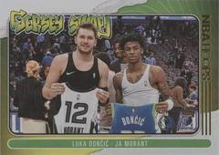 Luka Doncic, Ja Morant #7 Basketball Cards 2020 Panini Hoops Jersey Swap Prices