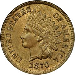 1870 [PROOF] Coins Indian Head Penny Prices
