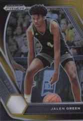 Jalen Green [Black Gold Prizm] Basketball Cards 2021 Panini Prizm Draft Picks Prices