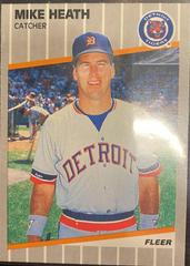 Mike Heath #132 Baseball Cards 1989 Fleer Prices