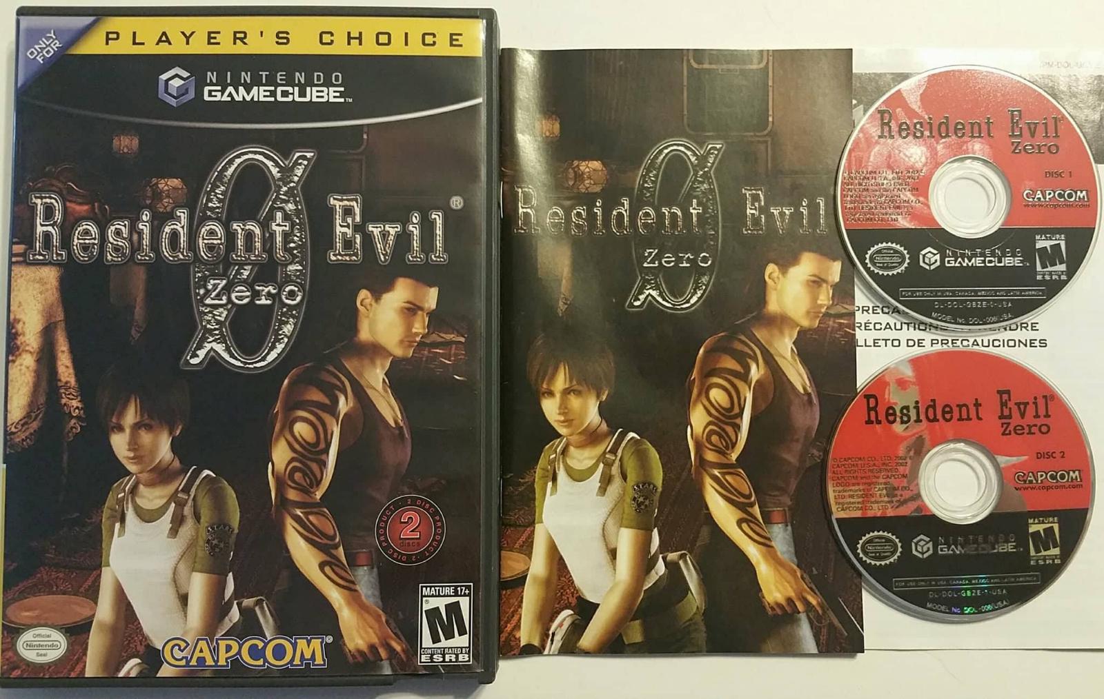 Resident Evil Zero Item Box And Manual Gamecube