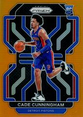 Cade Cunningham [Orange Prizm] #282 Basketball Cards 2021 Panini Prizm Prices