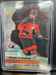 Angus MacDonell #TCB-15 Hockey Cards 2023 Upper Deck Team Canada Juniors FX Prices