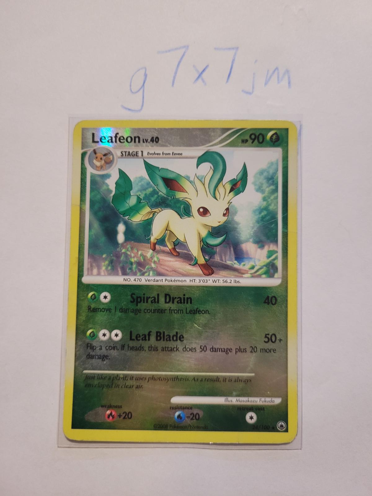 Leafeon [Reverse Holo] Ungraded Pokemon Majestic Dawn
