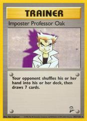 Imposter Professor Oak Pokemon Base Set 2 Prices