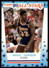 Magic Johnson #5 Basketball Cards 1989 Fleer Sticker Prices