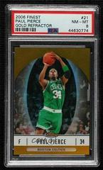 Paul Pierce [Gold Refractor] Basketball Cards 2006 Finest Prices