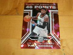 Paul George Basketball Cards 2019 Panini Contenders Optic Playing the Numbers Game Prices
