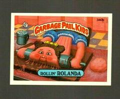 Rollin' ROLANDA #340b 1987 Garbage Pail Kids Prices