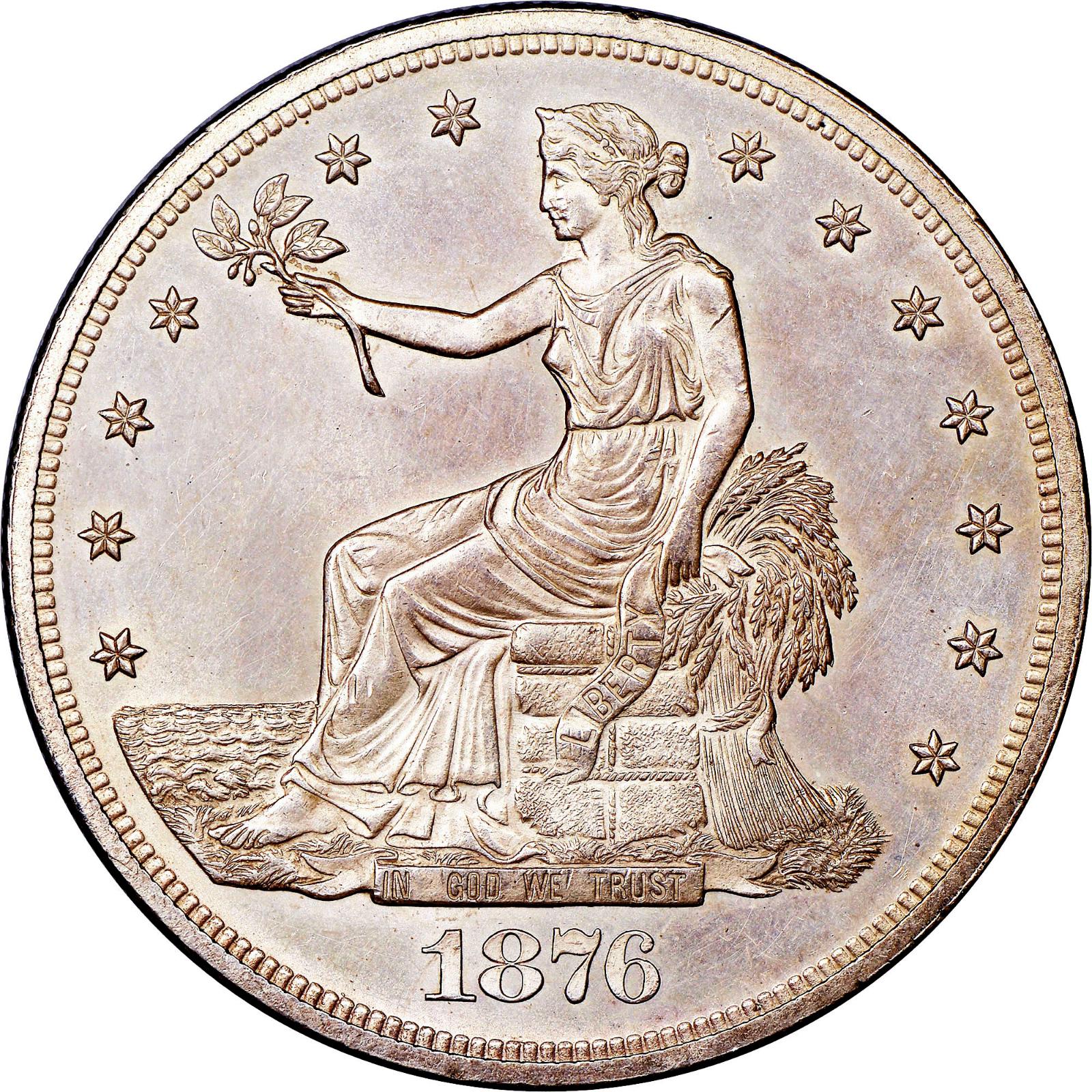 1876 [PROOF] Coins Trade Dollar