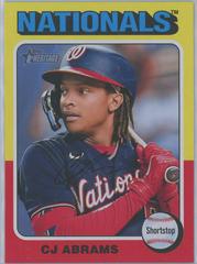 CJ Abrams [Color Swap Variation] #446 Baseball Cards 2024 Topps Heritage Prices