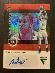 Grant Williams [Red] #FR-GWI Basketball Cards 2019 Panini Chronicles Flux Rookie Autographs Prices