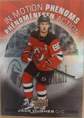 Jack Hughes Hockey Cards 2023 Upper Deck Tim Hortons In Motion Phenoms Prices