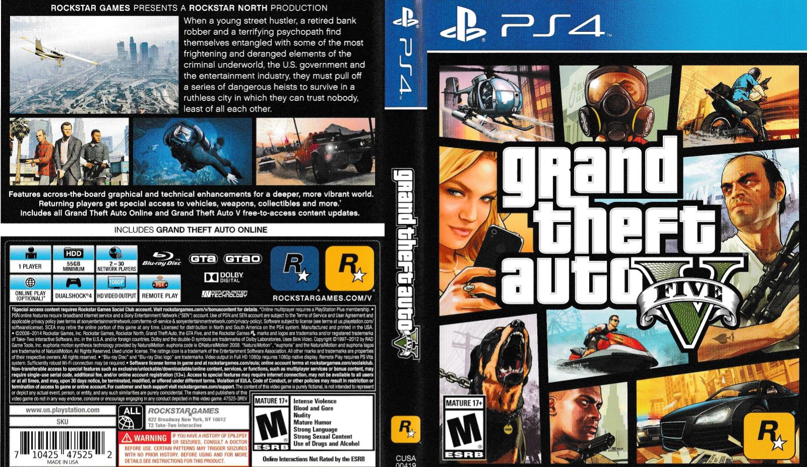 gta 5 download ps4 free