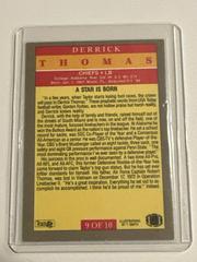 Back | Derrick Thomas Football Cards 1991 Fleer Pro Visions
