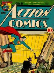 Action Comics #34 (1941) Comic Books Action Comics Prices