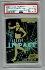 Joanna Jedrzejczyk [Gold] #13 Ufc Cards 2021 Panini Prizm UFC Instant Impact Prices