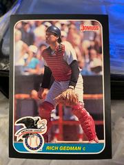 Rich Gedman #39 Baseball Cards 1987 Donruss All Stars Prices