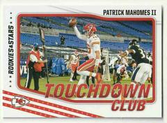 Patrick Mahomes II Football Cards 2021 Panini Rookies and Stars Touchdown Club Prices