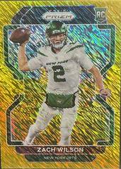 Zach Wilson [Gold Shimmer] #332 Football Cards 2021 Panini Prizm Prices