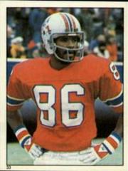 Stanley Morgan Football Cards 1981 Topps Stickers Prices