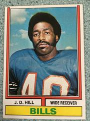 J.D.Hill #234 Football Cards 1974 Topps Prices
