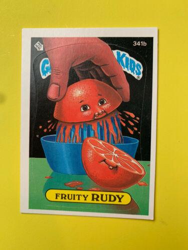 Fruity RUDY #341b 1987 Garbage Pail Kids