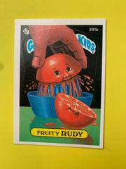 Fruity RUDY #341b 1987 Garbage Pail Kids Prices