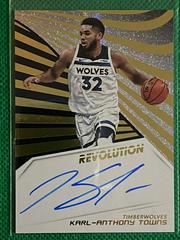 Karl Anthony Towns #AU-KAT Basketball Cards 2018 Panini Revolution Autographs Prices