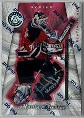 Martin Brodeur [Platinum Red] #3 Hockey Cards 1997 Pinnacle Totally Certified Prices