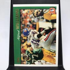 Alfred Williams #222 Football Cards 1997 Topps Prices