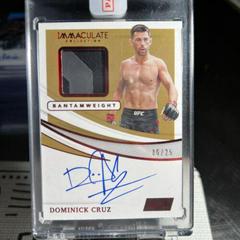 Dominick Cruz [Red] Ufc Cards 2021 Panini Immaculate UFC Memorabilia Autographs Prices