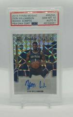 Zion Williamson #RS-ZWL Basketball Cards 2019 Panini Mosaic Rookie Scripts Prices