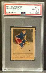 Reggie Sinclair #103 Hockey Cards 1951 Parkhurst Prices