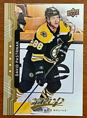 David Pastrnak [Gold] #43 Hockey Cards 2018 Upper Deck MVP Prices