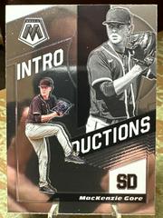 Mackenzie Gore Baseball Cards 2021 Panini Mosaic Introductions Prices