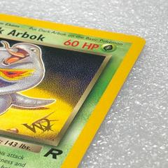 W Stamp | Dark Arbok [W Stamp] Pokemon Team Rocket