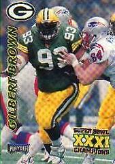 Gilbert Brown Football Cards 1997 Playoff Packers Prices