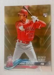 Shohei Ohtani [Gold] #US285 Baseball Cards 2018 Topps Update Prices