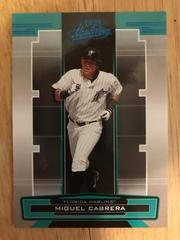 Miguel Cabrera Baseball Cards 2005 Playoff Absolute Memorabilia Prices