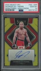 Georges St Pierre [Gold] Ufc Cards 2022 Panini Select UFC Signatures Prices
