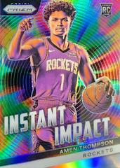 Amen Thompson [Silver] #18 Basketball Cards 2023 Panini Prizm Instant Impact Prices