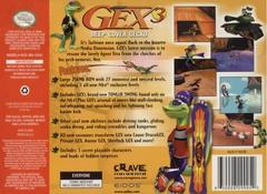 Back Cover | Gex 3: Deep Cover Gecko Nintendo 64
