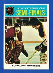 Semi Finals [Buffalo vs. Montreal] #3 Hockey Cards 1975 Topps Prices