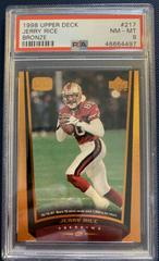Jerry Rice [Bronze] #217 Football Cards 1998 Upper Deck Prices