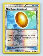 Old Amber Aerodactyl [Reverse Holo] #106 Pokemon Fates Collide Prices