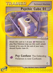 Psychic Cube 01 Pokemon Aquapolis Prices